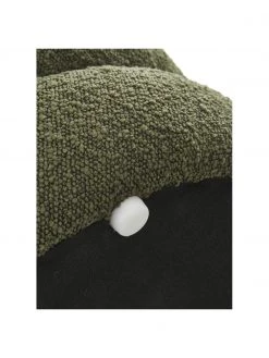 Westwing Collection Bouclé-Hocker Alto in Grün, Ø 42 x H 47 cm -Flur & Diele Verkäufe Boucle Hocker Alto in Grun 5