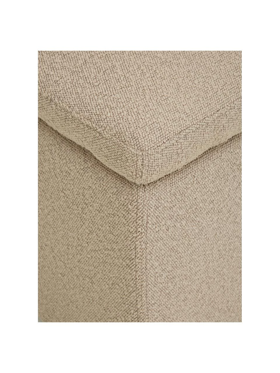Westwing Collection Bouclé-Hocker Winou mit Stauraum in Taupe, B 50 x H 48 cm 6 Westwing Collection Bouclé-Hocker Winou mit Stauraum in Taupe, B 50 x H 48 cm – Bild 6