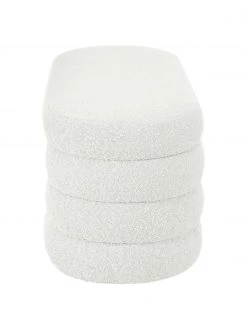 Westwing Collection Bouclé-Polsterbank Alto in Cremeweiß, B 110 x H 47 cm 11 Westwing Collection Bouclé-Polsterbank Alto in Cremeweiß, B 110 x H 47 cm -Flur & Diele Verkäufe Boucle Polsterbank Alto in Cremeweiss 5