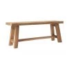 Westwing Collection Deko-Bank Lawas aus Teakholz, B 120 x H 45 cm
