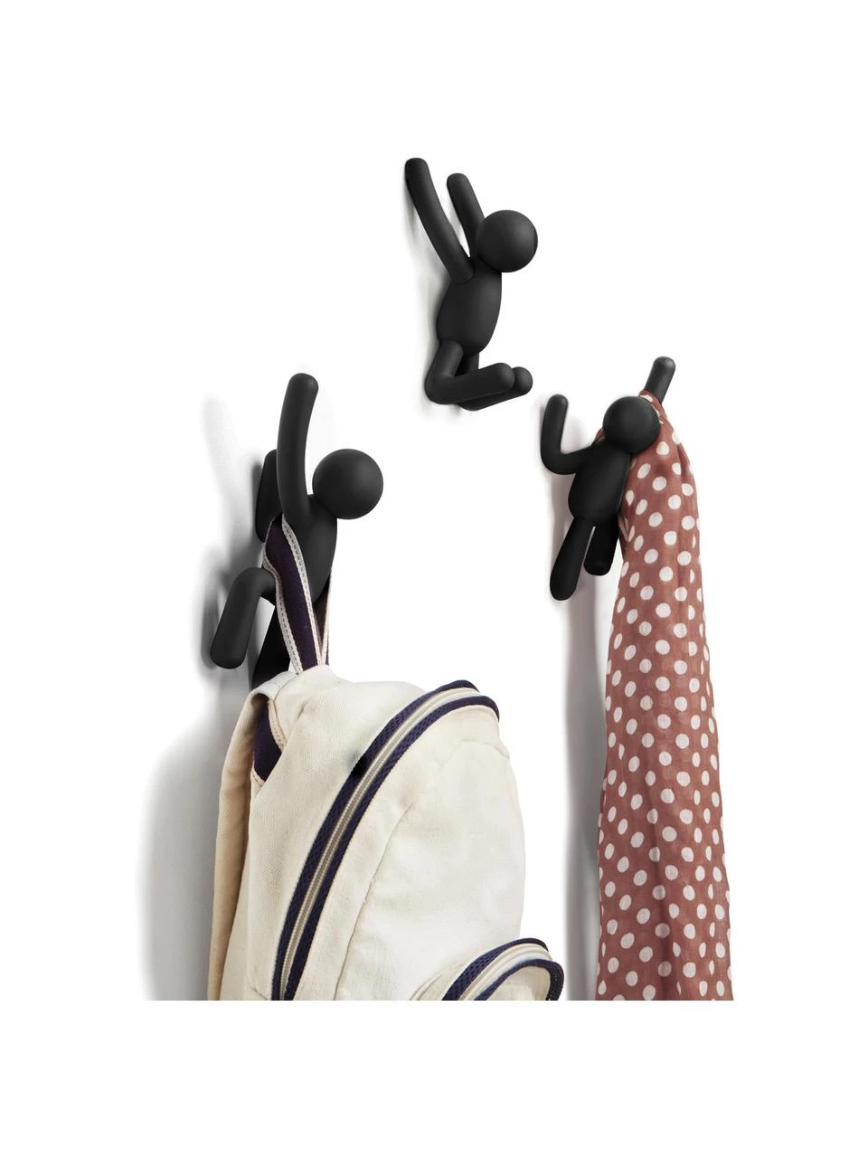 Umbra Design Wandhaken-Set Buddy, 3-tlg., Set mit verschiedenen Größen 2 Umbra Design Wandhaken-Set Buddy, 3-tlg., Set mit verschiedenen Größen – Bild 2