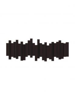 Umbra Designer Garderobenleiste Quan in Braun, B 48 x H 18 cm -Flur & Diele Verkäufe Designer Garderobenleiste Quan in Braun 4