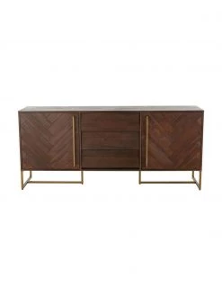 Dutchbone Fischgrät-Sideboard Class mit Türen und Akazienholzfurnier, B 180 x H 80 cm -Flur & Diele Verkäufe Fischgrat Sideboard Class mit Turen und Akazienholzfurnier 4