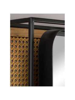 Dutchbone Garderobe Langres mit drehbarem Spiegel aus Rattan, B 53 x H 165 cmNur noch 1 Artikel verfügbar -Flur & Diele Verkäufe Garderobe Langres mit drehbarem Spiegel aus Rattan 4