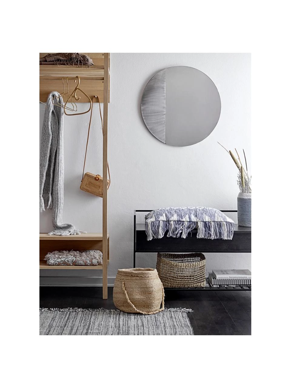 Bloomingville Garderobenbank Abelone mit Stauraum, B 102 x T 40 cm 2 Bloomingville Garderobenbank Abelone mit Stauraum, B 102 x T 40 cm – Bild 2