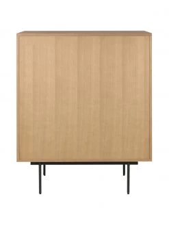 Highboard Allure mit Schublade und Türen aus Eichenholzfurnier, B 100 x H 120 cm -Flur & Diele Verkäufe Highboard Allure mit Schublade und Turen aus Eichenholzfurnier 2