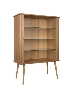 Zuiver Highboard Barbier mit Schiebetür und geriffelter Front, B 100 x H 140 cm -Flur & Diele Verkäufe Highboard Barbier mit Schiebetur und geriffelter Front 5