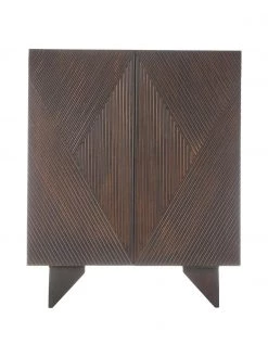 Westwing Collection Highboard Louis aus massivem Mangoholz mit Türen, B 100 x H 120 cm -Flur & Diele Verkäufe Highboard Louis aus massivem Mangoholz mit Turen 4