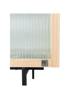 HKliving Highboard Oli mit Glas-Schiebetüren, B 80 x H 89 cm 11 HKliving Highboard Oli mit Glas-Schiebetüren, B 80 x H 89 cm -Flur & Diele Verkäufe Highboard Oli mit Glas Schiebeturen 5