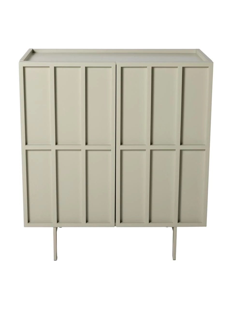HKliving Highboard Pebble in Beige, B 80 x H 89 cm 4 HKliving Highboard Pebble in Beige, B 80 x H 89 cm – Bild 4