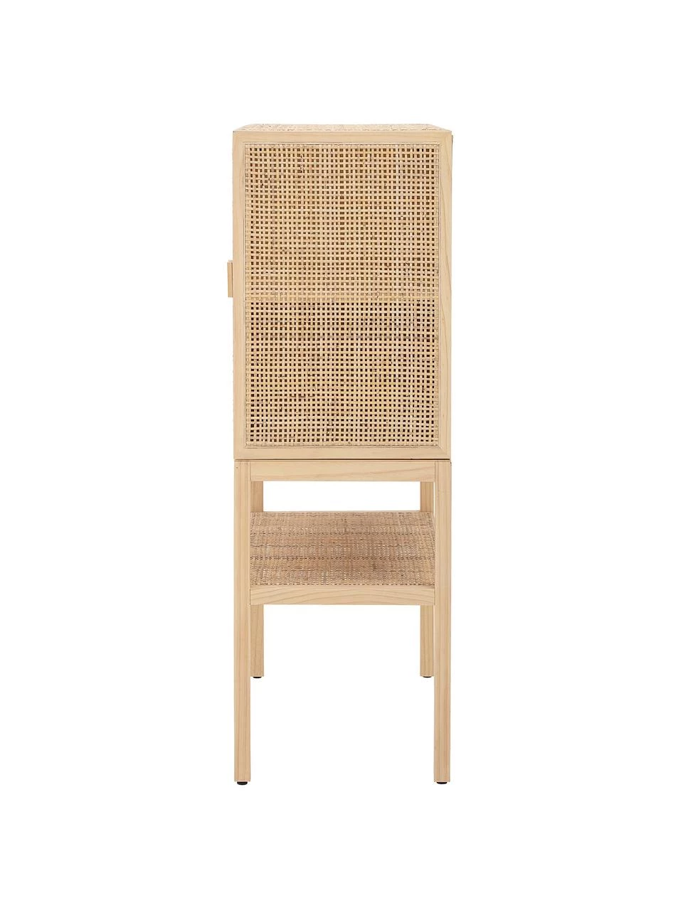Bloomingville Highboard Sanna aus Kiefernholz/Rattan in Hellbraun, B 90 x H 120 cm 6 Bloomingville Highboard Sanna aus Kiefernholz/Rattan in Hellbraun, B 90 x H 120 cm – Bild 6