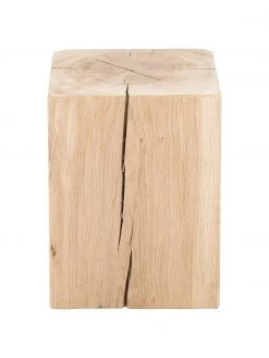 Jan Kurtz Hocker Block aus massivem Eichenholz, B 29 x H 40 cm 9 Jan Kurtz Hocker Block aus massivem Eichenholz, B 29 x H 40 cm -Flur & Diele Verkäufe Hocker Block aus massivem Eichenholz 3