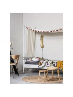 Hocker/Beistelltisch Laurie mit abnehmbaren Samt-Sitzkissen, Ø 38 x H 38 cm -Flur & Diele Verkäufe HockerBeistelltisch Laurie mit abnehmbaren Samt Sitzkissen 4