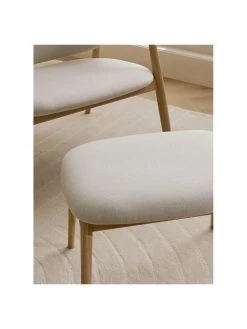 Westwing Collection Holz-Hocker Aurea mit Polsterung, B 58 x H 40 cm -Flur & Diele Verkäufe Holz Hocker Aurea mit Polsterung 2