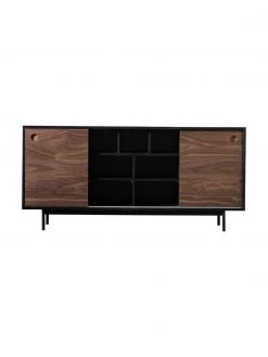Holz-Sideboard Barbican mit 2 Schiebetüren, B 160 x H 75 cm