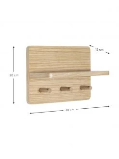 Hübsch Holz-Wandgarderobe Space, B 30 x H 20 cm -Flur & Diele Verkäufe Holz Wandgarderobe Space 2