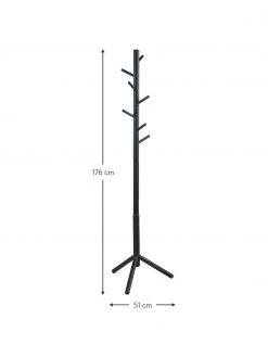 Kleiderständer Bremen aus Holz mit 6 Haken, B 51 x H 176 cm -Flur & Diele Verkäufe Kleiderstander Bremen aus Holz mit 6 Haken 11