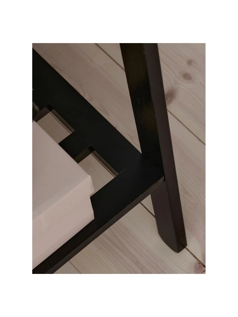 Kleiderständer Cloe aus Eichenholz in Schwarz, B 91 x H 159 cm 5 Kleiderständer Cloe aus Eichenholz in Schwarz, B 91 x H 159 cm – Bild 5