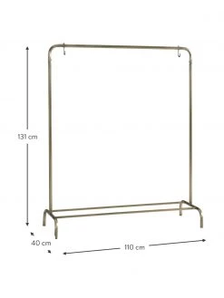 Kleiderständer Industri aus Metall in Goldfarben, B 110 x H 131 cm -Flur & Diele Verkäufe Kleiderstander Industri aus Metall in Goldfarben 2