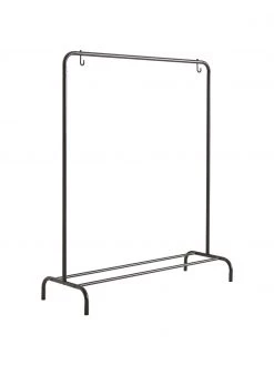 Kleiderständer Industri aus Metall in Schwarz, B 110 x H 131 cm