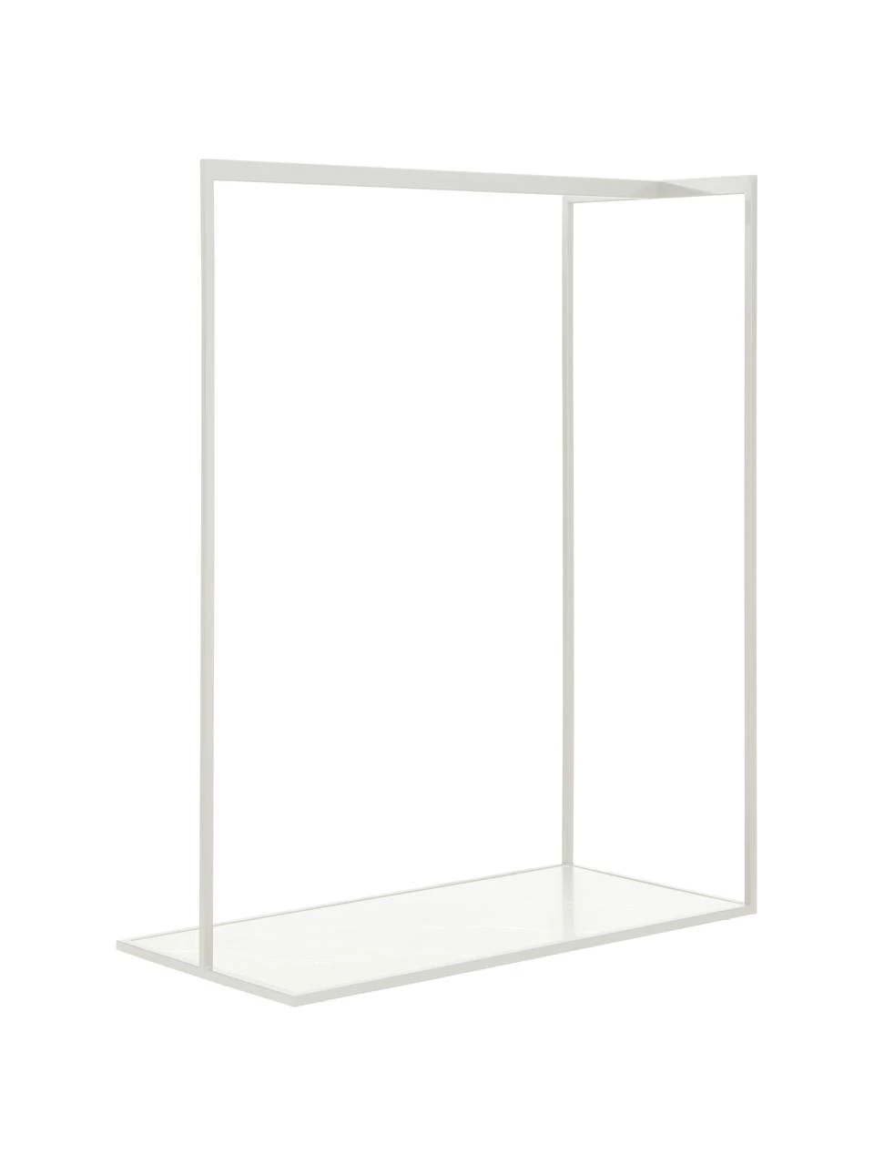 Westwing Collection Kleiderstange Pacey in Weiß mit Marmor-Optik, B 120 x H 152 cm 1 Westwing Collection Kleiderstange Pacey in Weiß mit Marmor-Optik, B 120 x H 152 cm