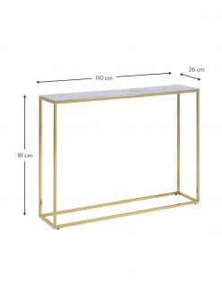 Konsole Aruba in Marmor-Optik, B 110 x H 81 cm -Flur & Diele Verkäufe Konsole Aruba in Marmor Optik 2