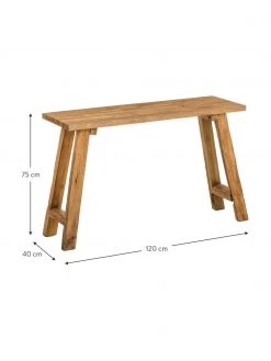 Konsole Lawas aus Teakholz, B 120 x T 40 cm -Flur & Diele Verkäufe Konsole Lawas aus Teakholz 2