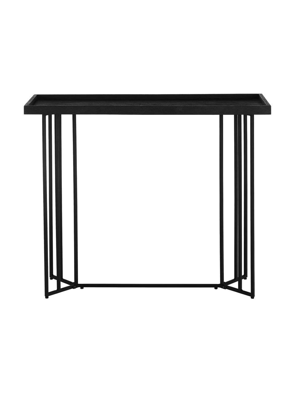 Westwing Collection Konsole Luca mit Massivholzplatte, B 100 x T 35 cm 4 Westwing Collection Konsole Luca mit Massivholzplatte, B 100 x T 35 cm – Bild 4