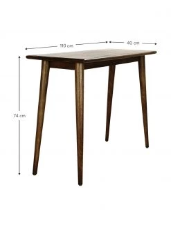 Westwing Collection Konsole Oscar aus massivem Mangoholz, B 110 x T 40 cm -Flur & Diele Verkäufe Konsole Oscar aus massivem Mangoholz 2