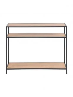 Konsole Seaford aus Holz und Metall, B 100 x T 35 cm 10 Konsole Seaford aus Holz und Metall, B 100 x T 35 cm -Flur & Diele Verkäufe Konsole Seaford aus Holz und Metall 4