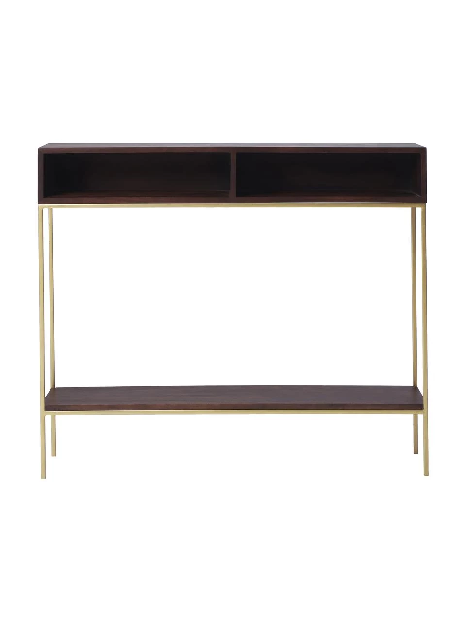 Westwing Collection Massivholz Konsole Lyle mit offenen Fächern, B 105 x H 89 cm 4 Westwing Collection Massivholz Konsole Lyle mit offenen Fächern, B 105 x H 89 cm – Bild 4