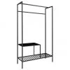 Metall-Garderobe Noel in Schwarz, B 101 x H 170 cm