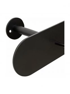 Hübsch Metall-Garderobenleiste Hack in Schwarz, B 80 x H 7 cm -Flur & Diele Verkäufe Metall Garderobenleiste Hack in Schwarz 4