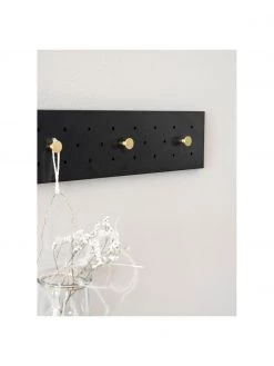 Rowico Metall-Garderobenleiste Malone in Schwarz, B 80 x H 12 cm -Flur & Diele Verkäufe Metall Garderobenleiste Malone in Schwarz 2