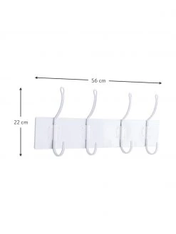 Jotex Metall-Garderobenleiste Riley in Weiß, B 56 x H 10 cm -Flur & Diele Verkäufe Metall Garderobenleiste Riley in Weiss 2