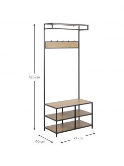 Metall-Kleiderschrank Seaford, B 77 x H 185 cm -Flur & Diele Verkäufe Metall Kleiderschrank Seaford 2