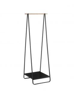Yamazaki Metall-Kleiderständer Tower in Schwarz, B 52 x H 140 cm