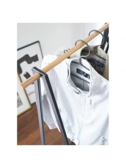 Yamazaki Metall-Kleiderständer Tower in Schwarz, B 52 x H 140 cm -Flur & Diele Verkäufe Metall Kleiderstander Tower in Schwarz 5