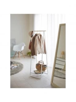 Yamazaki Metall-Kleiderständer Tower in Weiß, B 52 x H 140 cm 8 Yamazaki Metall-Kleiderständer Tower in Weiß, B 52 x H 140 cm -Flur & Diele Verkäufe Metall Kleiderstander Tower in Weiss 2