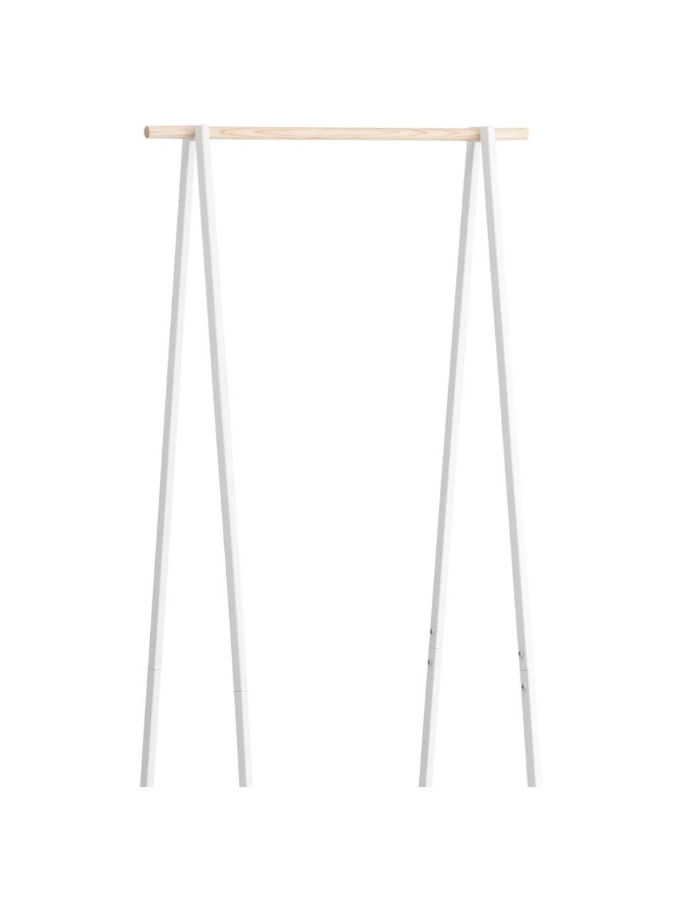 Yamazaki Metall-Kleiderständer Tower in Weiß, B 52 x H 140 cm 5 Yamazaki Metall-Kleiderständer Tower in Weiß, B 52 x H 140 cm – Bild 5