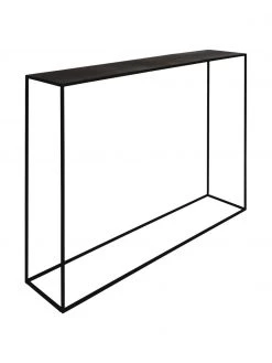 Metall-Konsole Expo in Schwarz, B 110 x T 25 cm