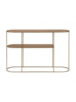 Metall-Konsole Grayson in Messingfarben, B 120 x H 76 cm 7 Metall-Konsole Grayson in Messingfarben, B 120 x H 76 cm -Flur & Diele Verkäufe Metall Konsole Grayson in Messingfarben 2