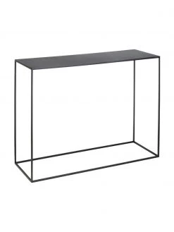 Metall-Konsole Tensio in Schwarz, B 100 x T 35 cm