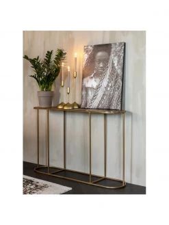 Dutchbone Metall-Konsole Zodiac in Goldfarben, B 121 x T 31 cm -Flur & Diele Verkäufe Metall Konsole Zodiac in Goldfarben 3