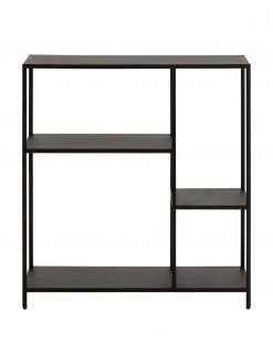 Westwing Collection Metall-Regal Neptun mit Ablage in Schwarz, B 80 x H 86 cm -Flur & Diele Verkäufe Metall Regal Neptun mit Ablage in Schwarz 10