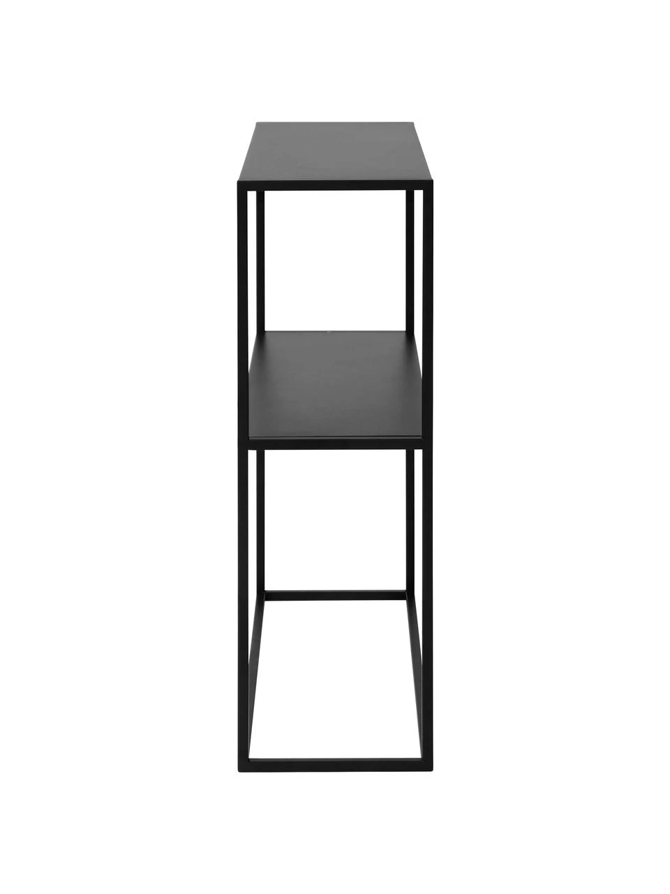 Westwing Collection Metall-Regal Neptun mit Ablage in Schwarz, B 80 x H 80 cm 6 Westwing Collection Metall-Regal Neptun mit Ablage in Schwarz, B 80 x H 80 cm – Bild 6