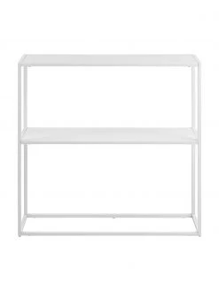 Westwing Collection Metall-Regal Neptun mit Ablage in Weiß, B 80 x H 80 cm -Flur & Diele Verkäufe Metall Regal Neptun mit Ablage in Weiss 4