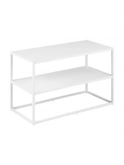 Westwing Collection Metall-Schuhregal Neptun in Weiß, B 70 x H 45 cm