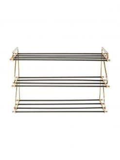 Kare Design Metall-Schuhregal Walk mit 3 Ablageflächen, B 84 x H 55 cm 9 Kare Design Metall-Schuhregal Walk mit 3 Ablageflächen, B 84 x H 55 cm -Flur & Diele Verkäufe Metall Schuhregal Walk mit 3 Ablageflachen 3