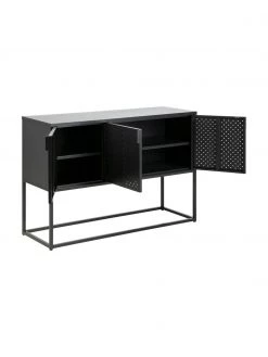 Westwing Collection Metall-Sideboard Neptun mit Türen in Schwarz, B 120 x H 80 cmNur noch 1 Artikel verfügbar 11 Westwing Collection Metall-Sideboard Neptun mit Türen in Schwarz, B 120 x H 80 cmNur noch 1 Artikel verfügbar -Flur & Diele Verkäufe Metall Sideboard Neptun mit Turen in Schwarz 5